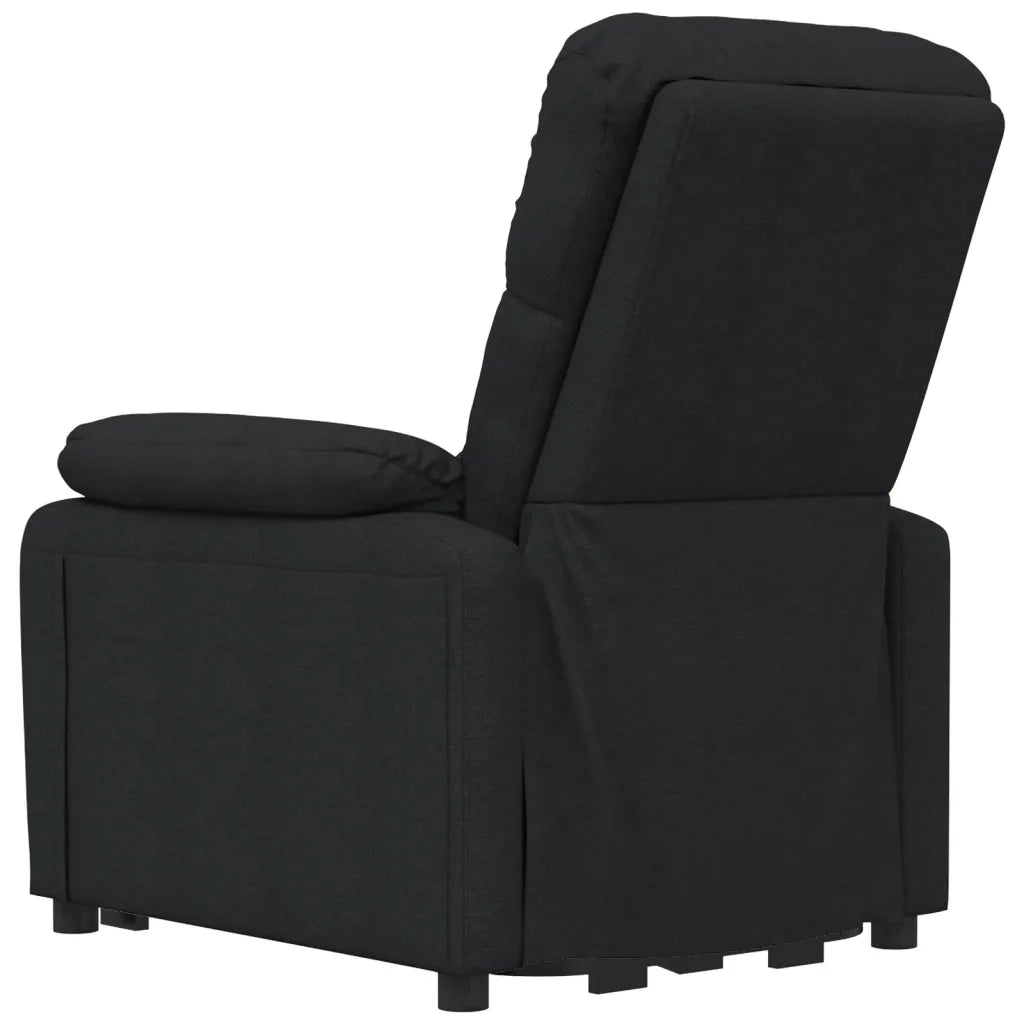 Poltrona Elettrica Reclinabile Nera in Tessuto cod mxl 11684