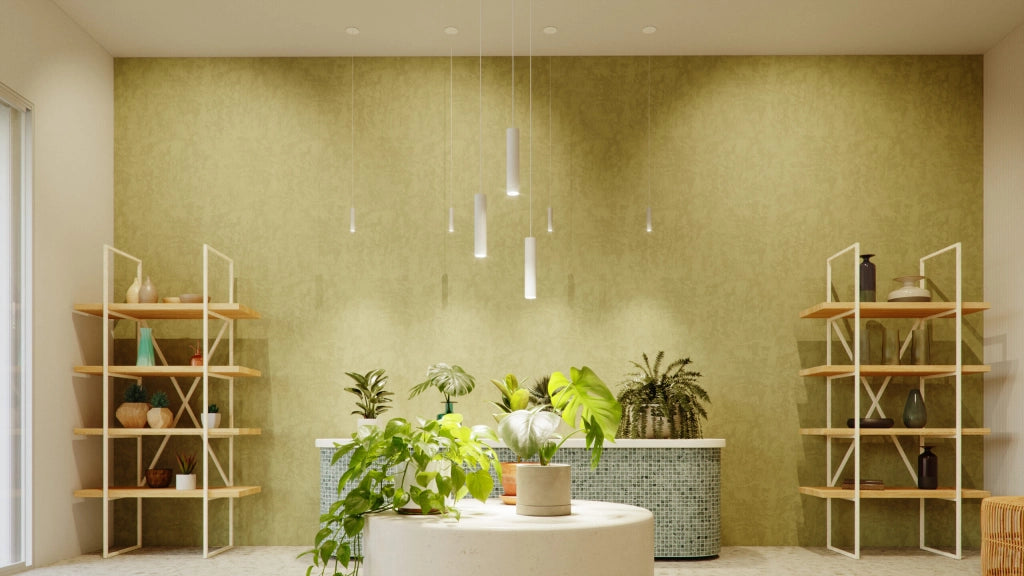 Alp Luce Lampada a Sospensione LED Tubolare Serie Space Design Modulare Base Ø90mm Nero Opaco per Sistemi Illuminotecnici Professionali