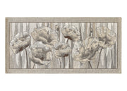 Tappeto Passatoia Cucina Corsia Retro Antiscivolo Disegno Amsterdam By Suardi - 55x80 - Tortora