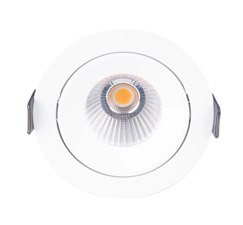 Faretto incasso bianco tondo LED12W 3000K IP65 Maxlight