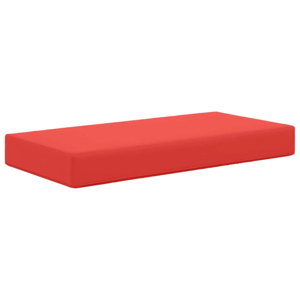 Cuscino da Sedia Esterno Rosso 80 x 40 x 8 cm 100% Poliestere