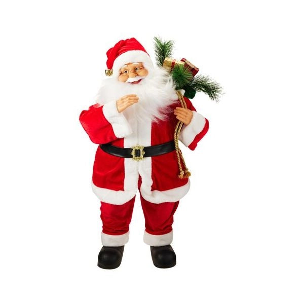 Babbo natale koopman atk000670 con movimento, luci e musica