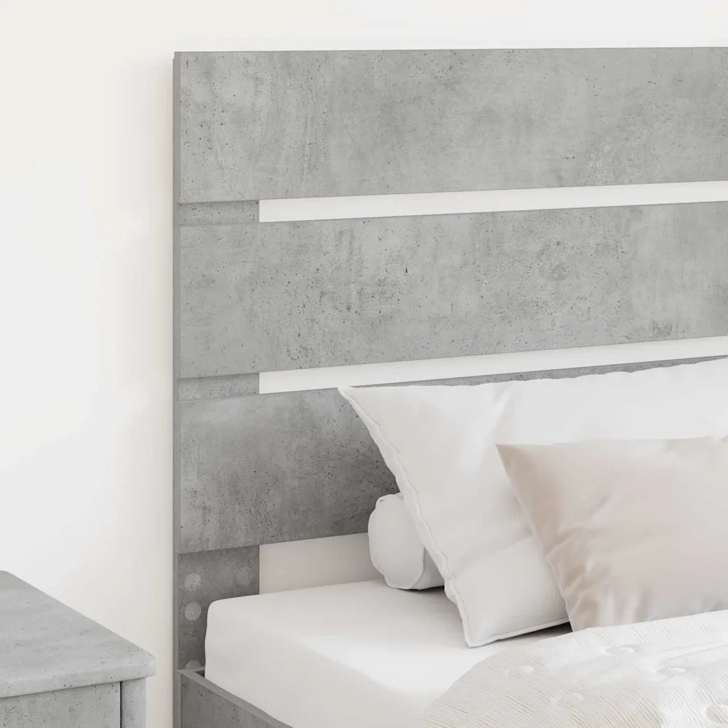 Testiera-Testata-Testiera Decorativa Grigio cemento 80 cm Legno multistrato 927055