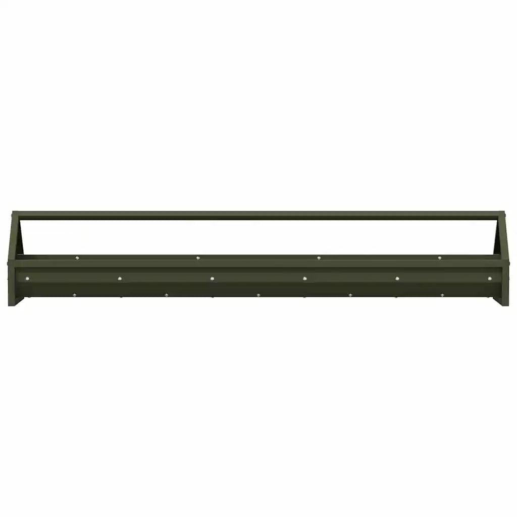 Mangiatoia per polli Verde oliva 108 x 20,5 x 20 cm CFW9576430