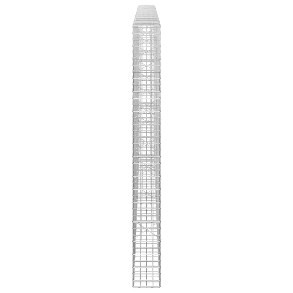 Gabione con filo da 5 mm e rete da 5x5 cm 200x20x200 cm 3464110
