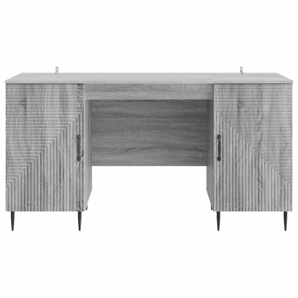 Scrivania Grigio Sonoma 142,5 x 50 x 75 cm Legno ingegnerizzato