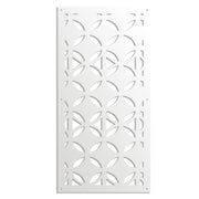 ALIEN - Pannello in PVC traforato - Parasole Misura: 73x148 cm, Colore: bianco