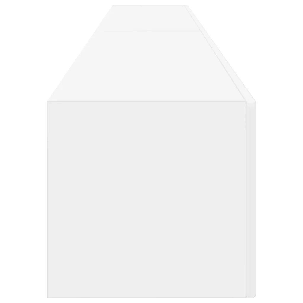 Mobile TV da parete 2 pcs Bianco 98 x 31 x 29,5 cm 892230