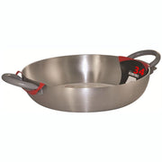 Trade Shop - Tegame In Alluminio Pentola Con Doppio Manico Soft Touch Ergonomici Da ø22 A 40cm Cucina -    -diametro 34cm   -