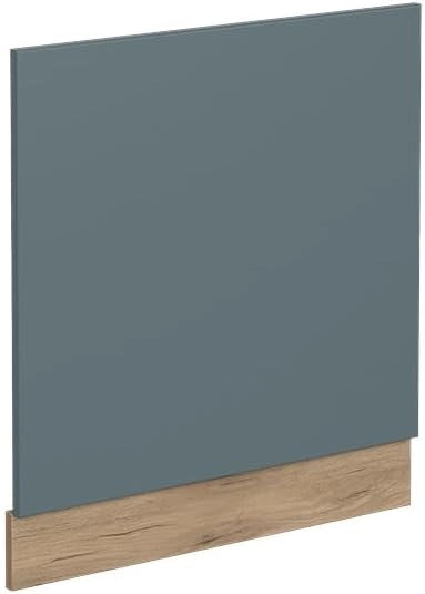 Pannello frontale R-Line, Grigio-blu, 60 cm senza piano di lavoro, per la libera combinazione all'interno di sistemi cucina modulari