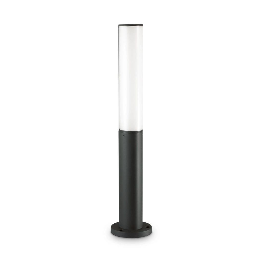 Paletto Contemporaneo Etere Alluminio Nero Led Integrato 9,5W 3000K Ip44