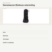 Stivali da donna con chiusura con lacci moda - Stivali da combattimento - Stivali corti - Tacco spesso - Cinturino in pelle sintetica - Collo imbottito caldo - Stivali singoli