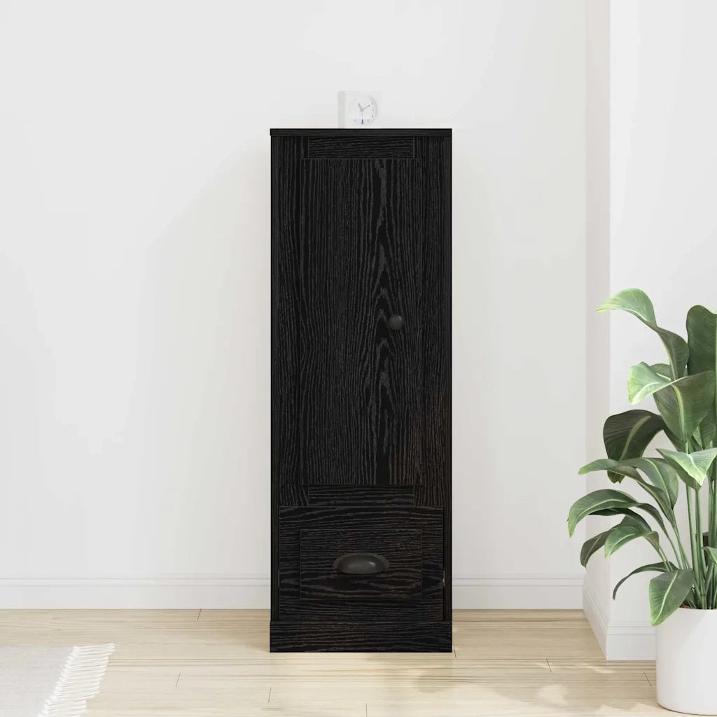 Credenza Rovere Nero 36 x 35.5 x 103.5 cm Legno multistrato 862819