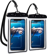 Custodia per iPhone IPX8 con cinturino e spalla - Impermeabile e universale - Resistenze allo shock - 2 pezzi