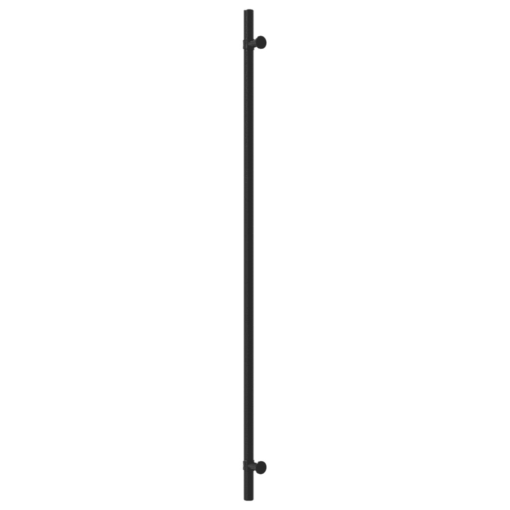 Maniglie per Mobili 10 pz Nere 480 mm in Acciaio Inox CFW9206376
