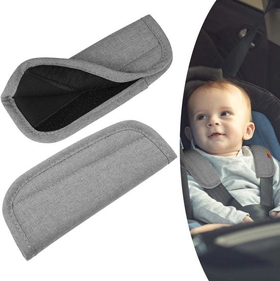 Cuscini di sicurezza universali da 2 pezzi - Comfort per la respirazione - Adattabili a sedili auto - Cuscini di sicurezza per bambini - Adatti per sedili auto per bambini - Cuscini di sicurezza per autovetture