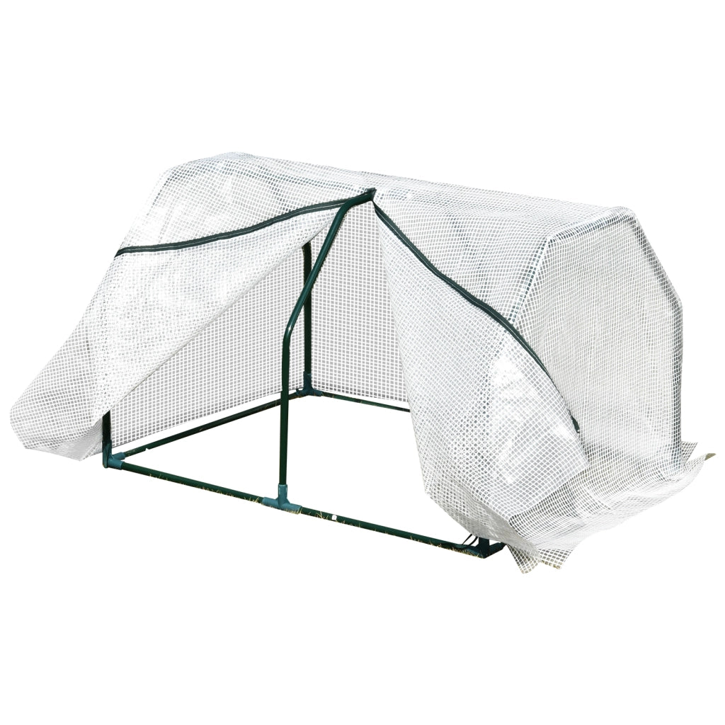 Mini serra, serra in alluminio, resistente ai raggi UV, 99 x 71 x 60 cm, per pomodori e piante da giardino