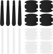 Kit di protezione autoportante per autodeurklink - Copertura universale per maniglione auto resistente e autoadesiva - Protezione contro graffi per maniglione auto (16 pezzi, 2 colori)