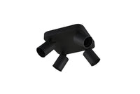 Faretto da Interno  GU10 in Metallo Nero Opaco