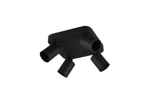 Faretto da Interno  GU10 in Metallo Nero Opaco