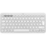 Logitech pebble keys 2 k380s tastiera universale rf senza fili + bluetooth qwerty italiano bianco - 920-011820