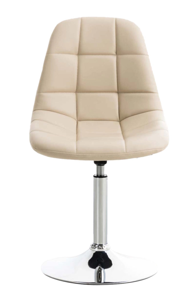 Set di 2 sedie Emil in similpelle crema