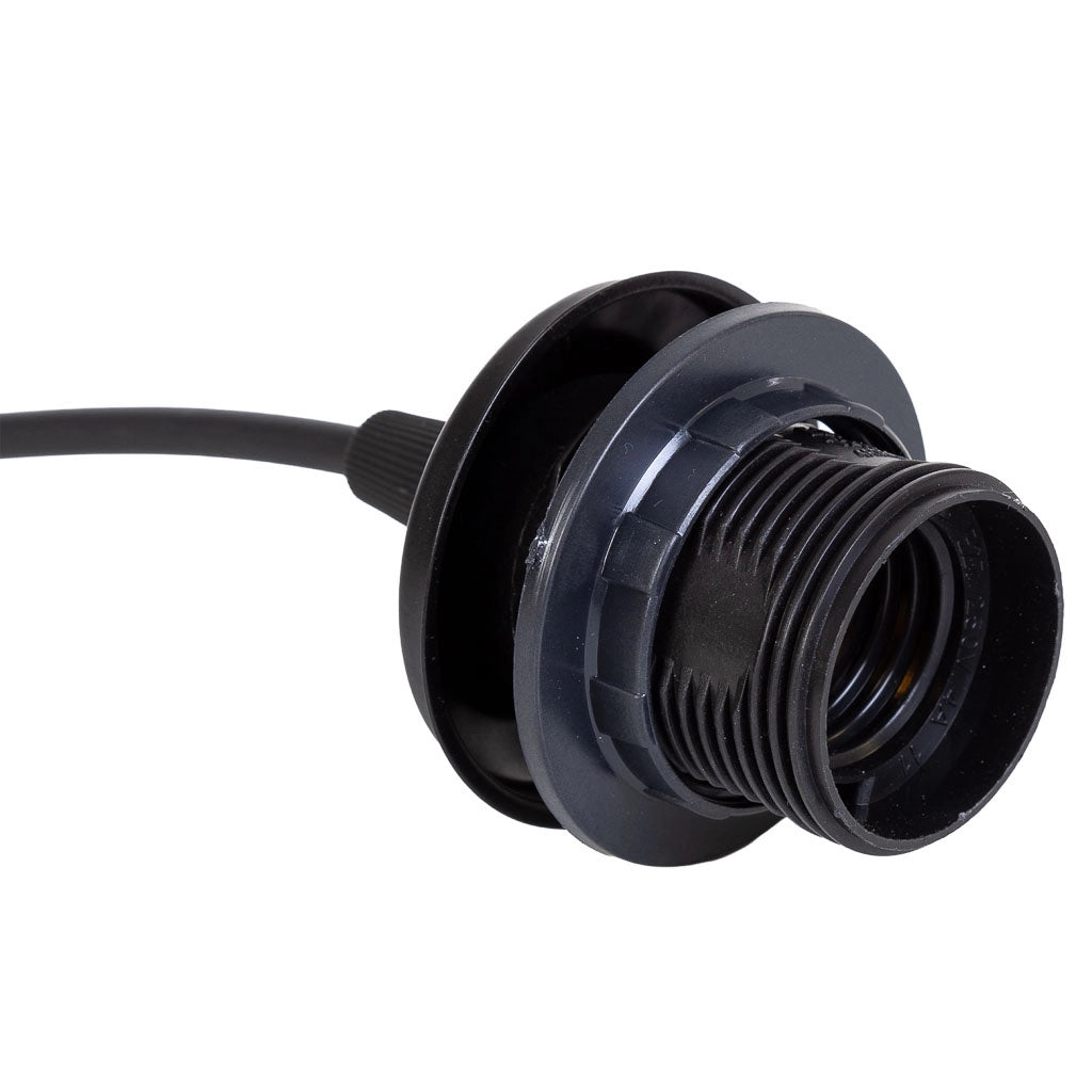 Lampada da soffitto in carta nera, D48,5x36h cm