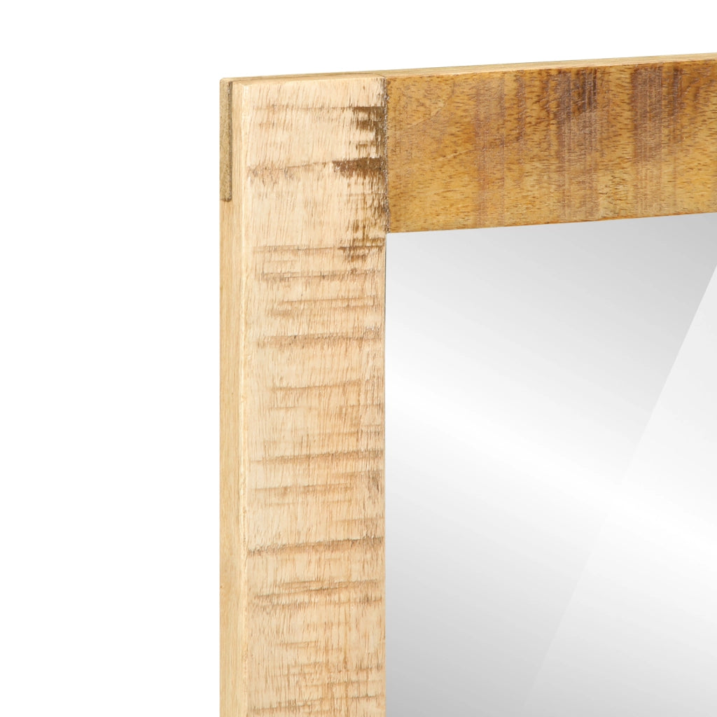 Toeletta 100x40x75/120 cm in Legno Massello Mango Grezzo
