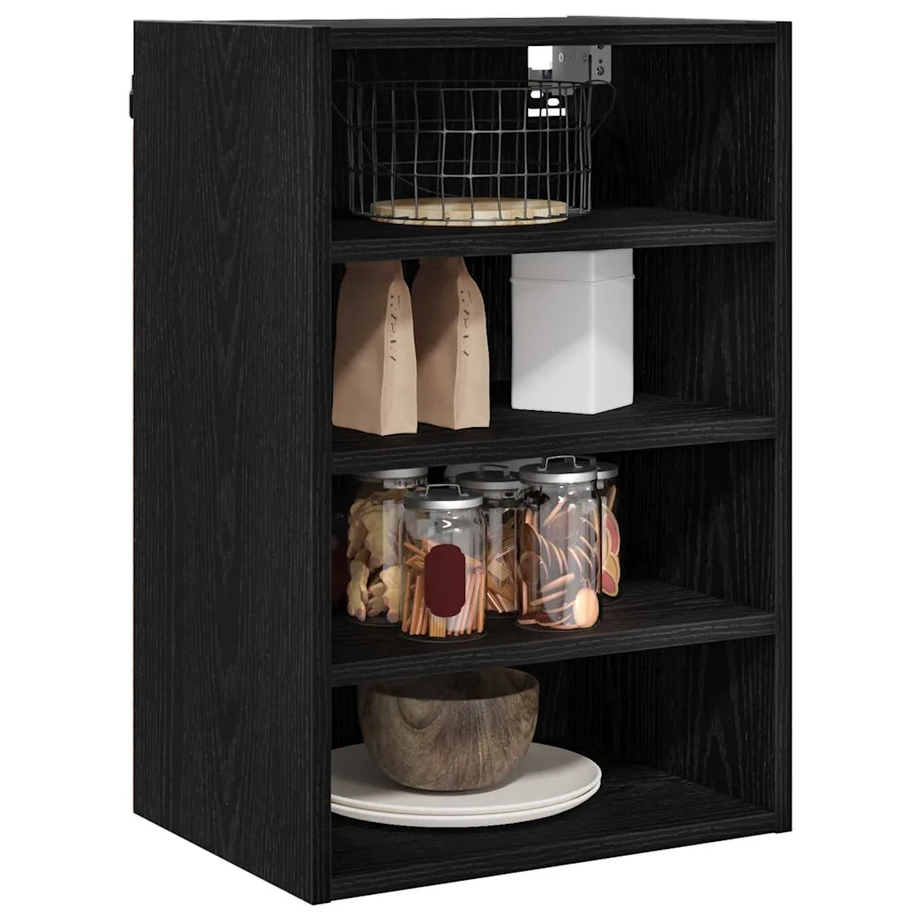 Armadio pensile Rovere nero 40 x 29,5 x 60 cm Legno multistrato