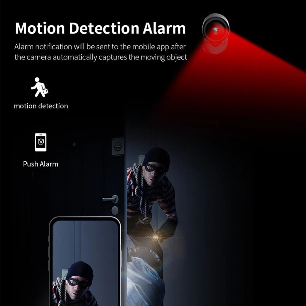 TELECAMERA IP WI-FI SMART 2MP SENZA FILI INTERNO VIDEO SORVEGLIANZA NOTTURNA APP