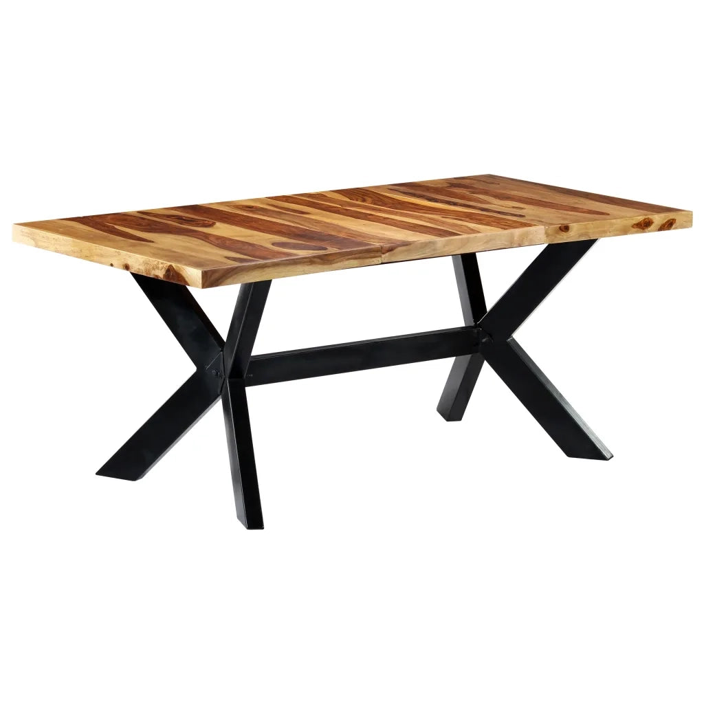 Tavolo da Pranzo 180x90x75cm in Legno Massello di Sheesham cod mxl 26291