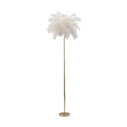 Bakamo, Lampada da Terra Necessarie 3 Lampadine, Bianco