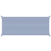 Vela Parasole | Telo Ombra | Vela da ombra solare Blu e Bianco 6 x 2,5 m