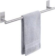 Raccordo per asciugamani autoadesivi, 60 cm supporto per asciugamani per la doccia, rack per asciugamani senza perforazione, finitura liscia in acciaio inossidabile SUS304, BTH7300S60-2