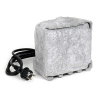 Presa multipla con sensore, effetto pietra, Multipresa per esterno con 4 prese, protezione IP44