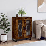 Credenza Rovere Fumo 69,5x34x90 cm in Legno Multistratocod mxl 81191