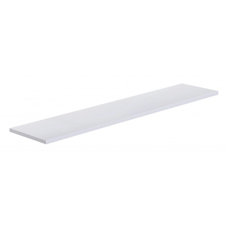 Mensola da Muro, Scaffale Legno, Mensola da Parete, Bianco, 96x20x1,8 cm - Smart