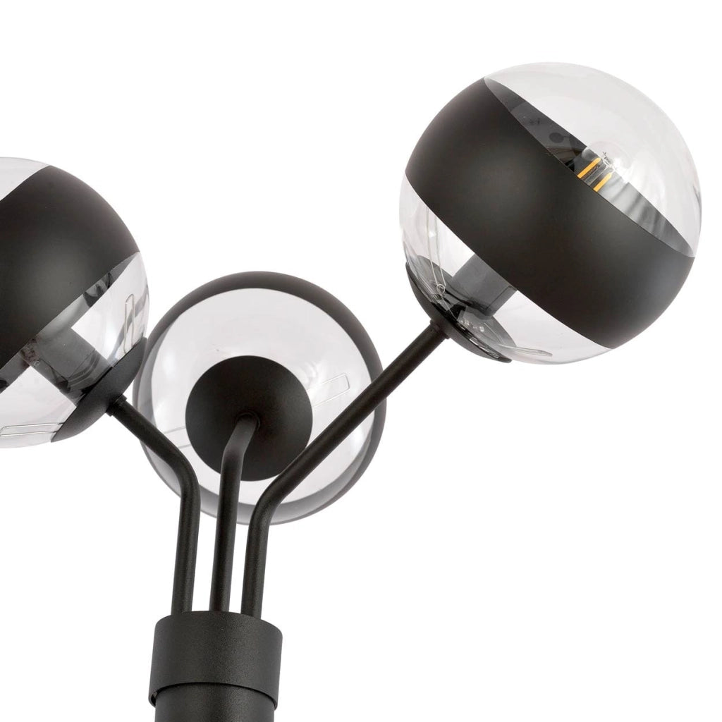 Lampada da terra Emibig NOVA LP3 3xE14 nero 173cm