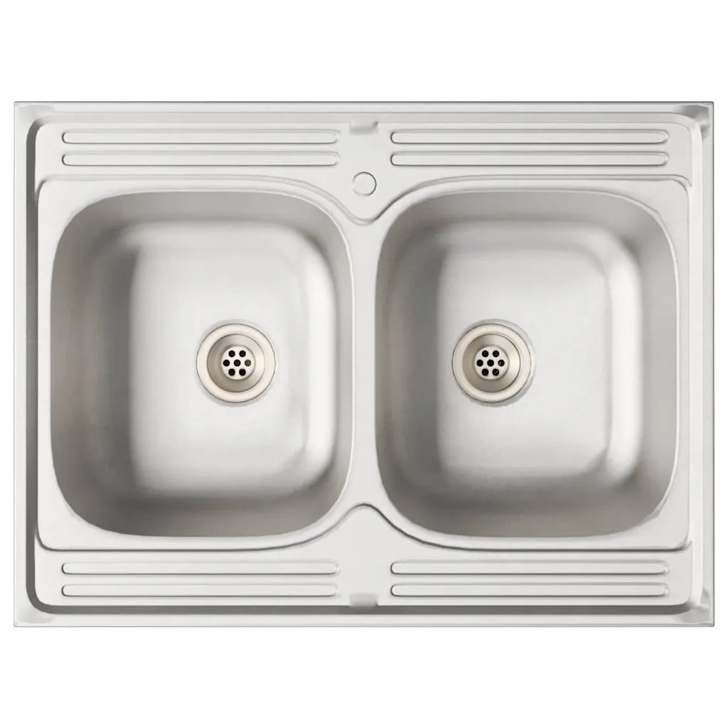 Mobile da cucina con porta Kalmar Nero 80 x 46 x 81,5 cm 3315002