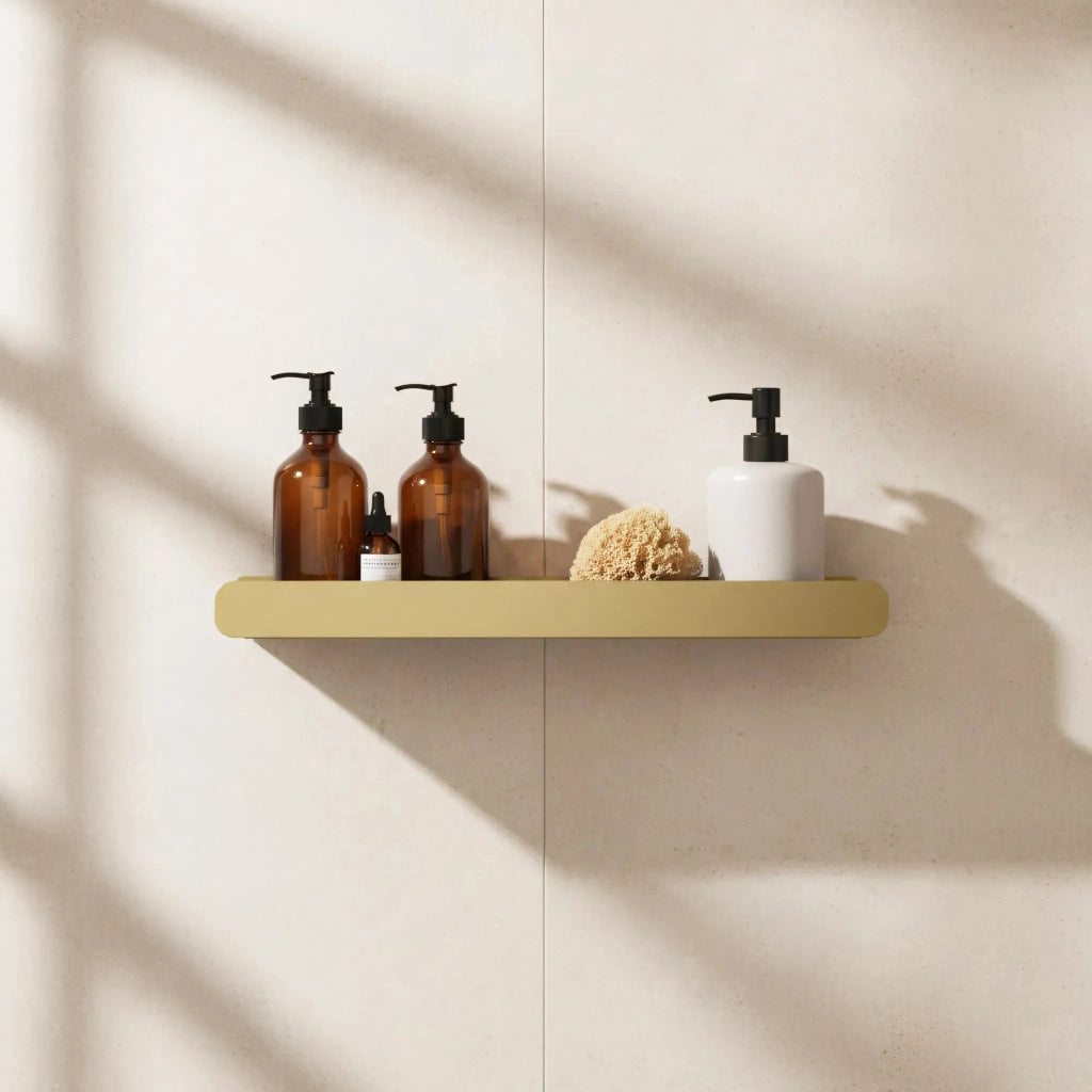 Mensola Da Bagno Sf03 60cm Gold Brush
