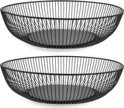 Cesta per frutta in legno - 2 pezzi - Decorare frutta, pane, snack e verdure in scatola