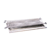 MENSOLA SCOLAPIATTI ACCIAIO INOX C/VASCH 76 CM