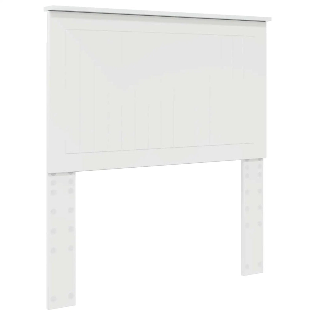 Testiera con testiera Bianco Lucido 90 cm Legno multistrato
