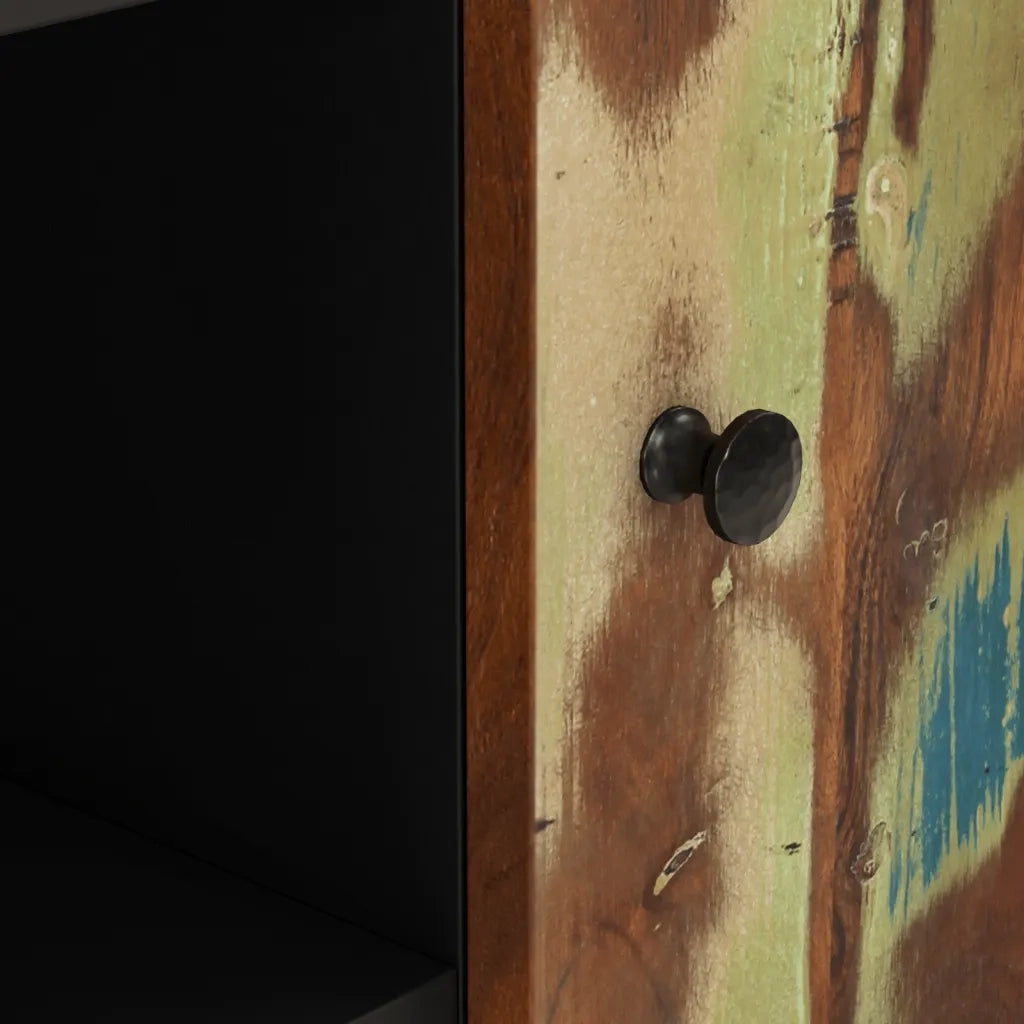 Credenza con 2 Ante 90x33x75 cm in Legno Massello di Recupero 352927