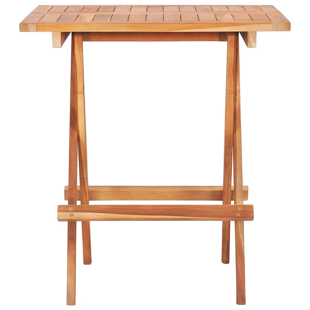 Set da Bistrot 3 pz con Cuscini Antracite in Massello di Teak cod mxl 39111