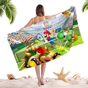 Asciugamano per bambini da spiaggia 75 x 150 cm - adatto per viaggi, nuoto, campeggio - (A)