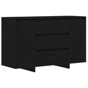 Credenza | Madia | Buffet da pranzo | Armadio da pranzo Rovere Nero 120 x 41 x 75 cm Legno multistrato