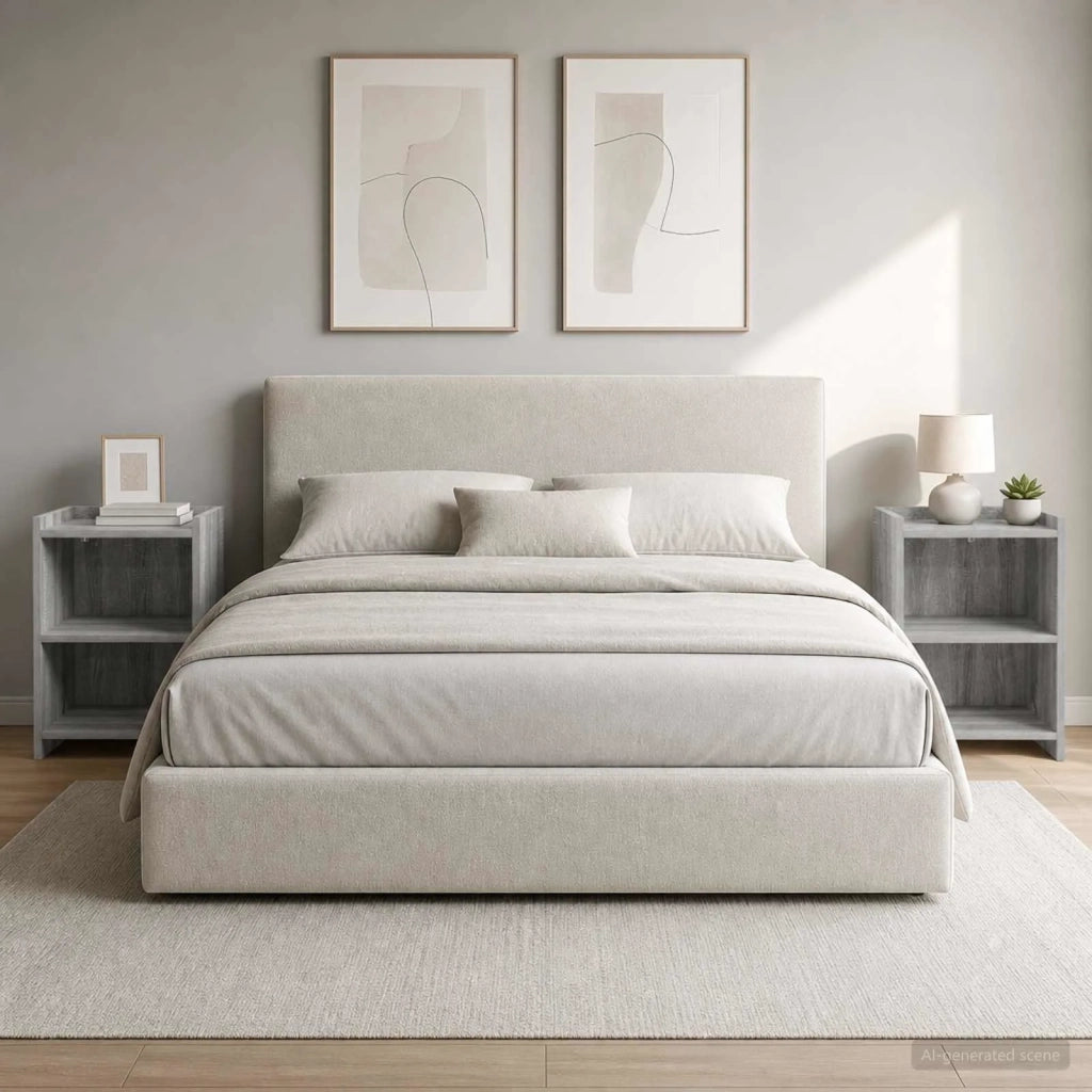 Comodini 2 pz Sonoma grigio 40 x 30 x 60 cm 8011006