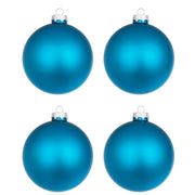 Palline di Natale Blu Oceano Lucido in Vetro Bizzotto Diametro: 100 mm