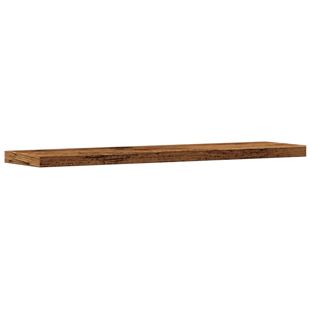 vidaXL Mensole a Parete 4 pz Legno Antico 40x10x1,5 cm in Truciolato